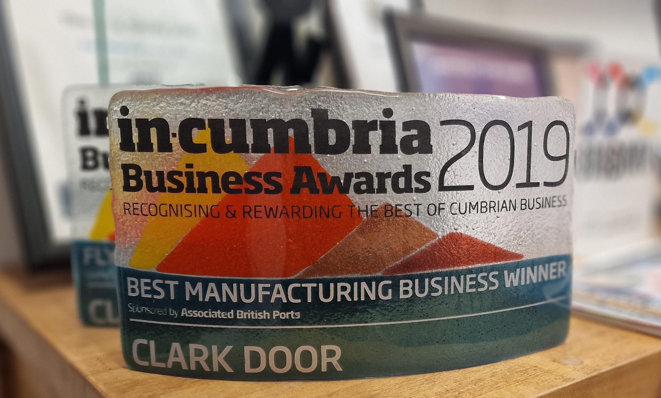 Clark Door wins big at this year’s in-Cumbria Awards