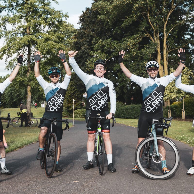 Ride to the Sun 2023 Clark Door Cycling Team