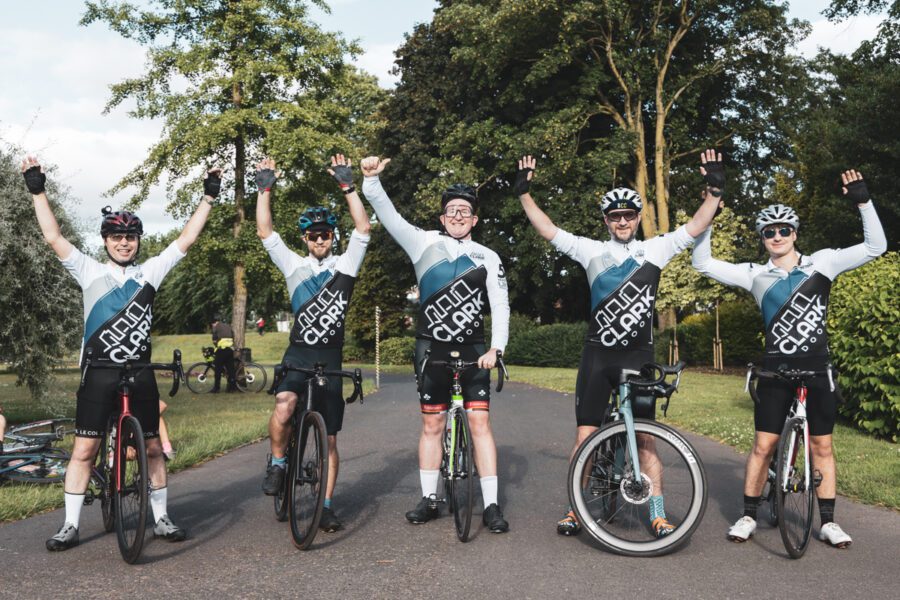 Ride to the Sun 2023 Clark Door Cycling Team