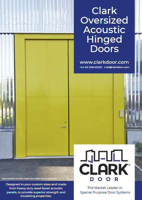 Clark Door – Acoustic Oversized Hinged Brochure